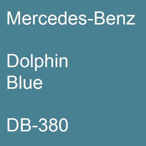 Mercedes-Benz, Dolphin Blue, DB-380.